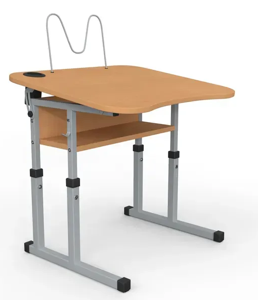 Стіл учнівський №3-6 з регулюванням куту нахилу стільниці 700х585 МФ Вересень